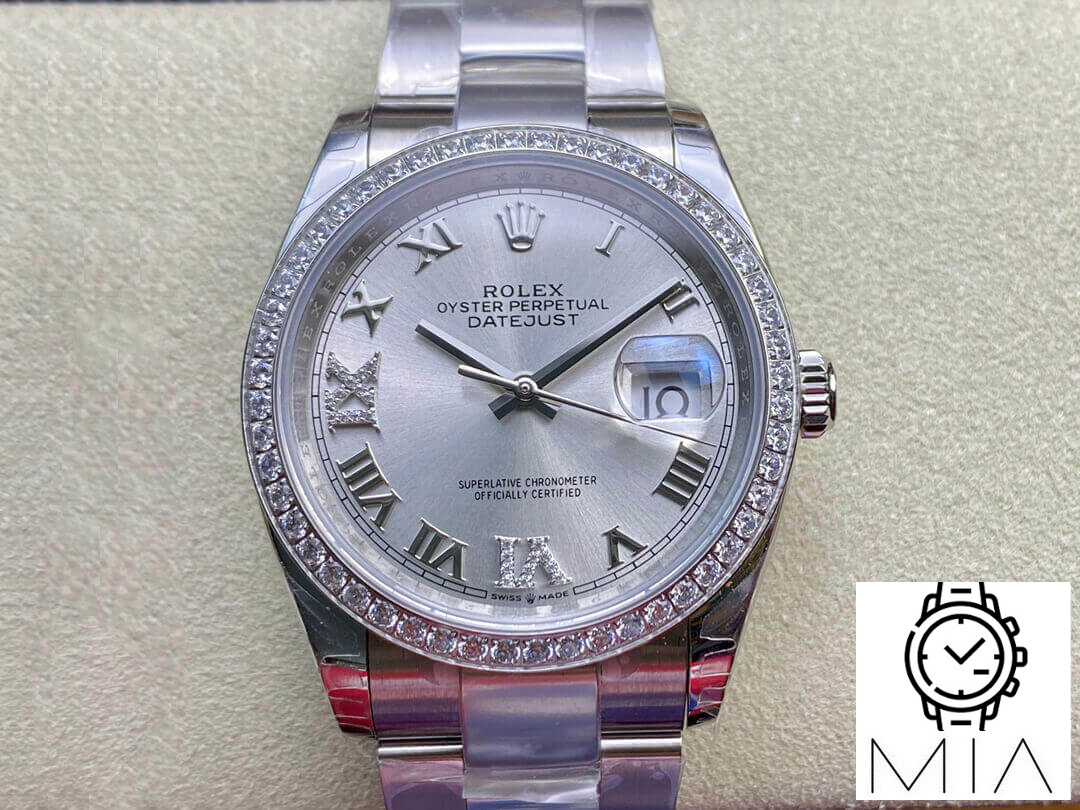 Rolex Datejust M126284RBR-0022 EW Factory Stainless Steel Bezel