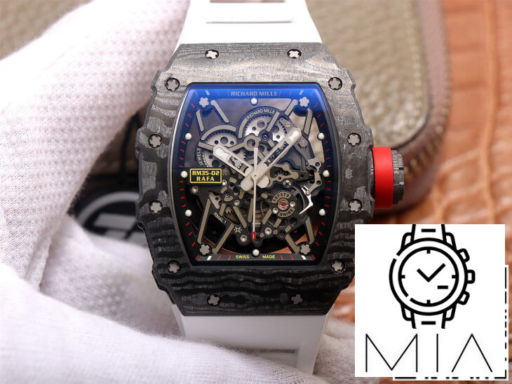 Richard Mille RM35-02 ZF Factory White Rubber Strap