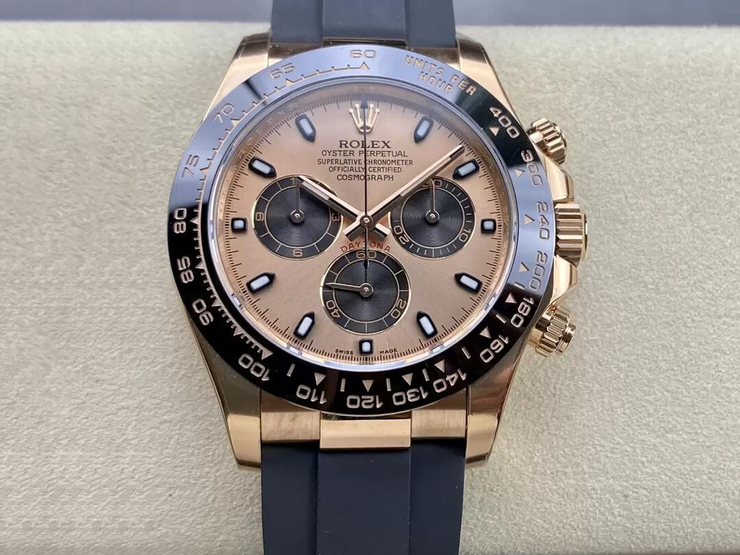 Rolex Cosmograph Daytona M116515LN-0018 Clean Factory Ceramic Rubber Strap