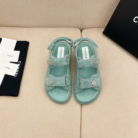Chanel Velcro Beach Sandals