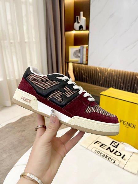 Fendi First layer cowhide sneakers