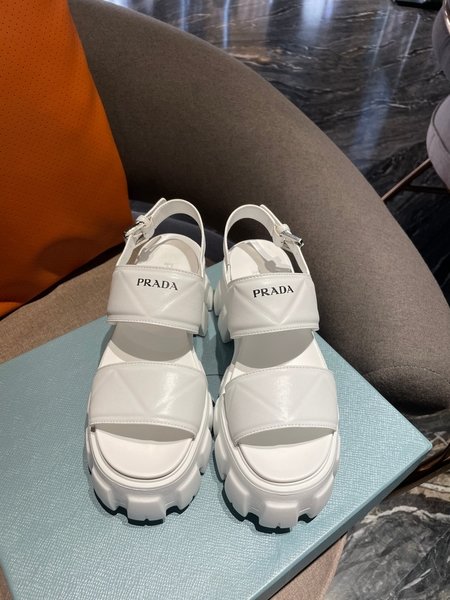 Prada calfskin sandals