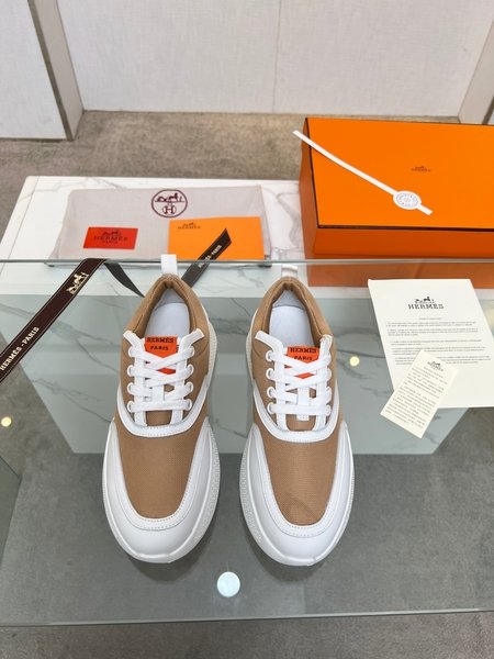 Hermes Imported cowhide sneakers