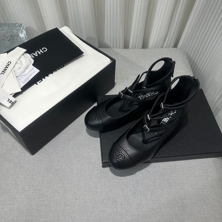 Chanel Double strap roman shoes for women