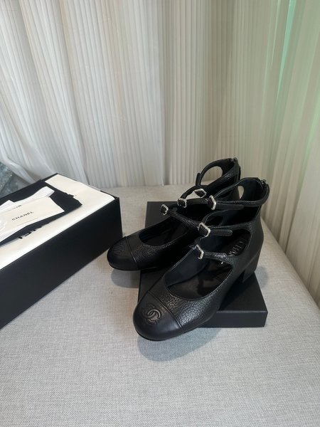 Chanel Double strap roman shoes for women