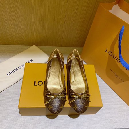 Louis Vuitton Bow flat shoes ballet shoes