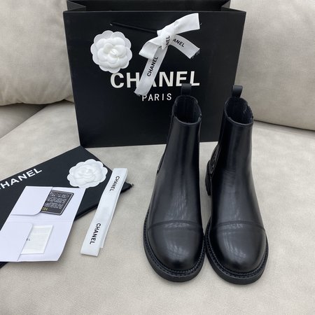 Chanel Dallas boots cowhide heel height 3.5cm