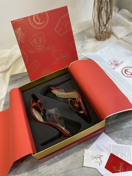 Christian Louboutin film nail slippers