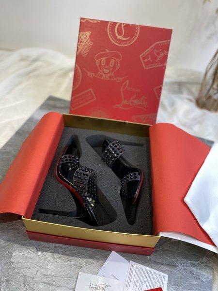 Christian Louboutin film nail slippers