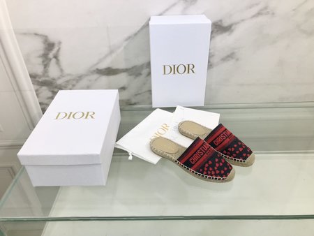 Dior Espadrilles hemp rope weaving