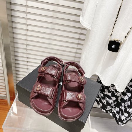 Chanel Velcro Sandals