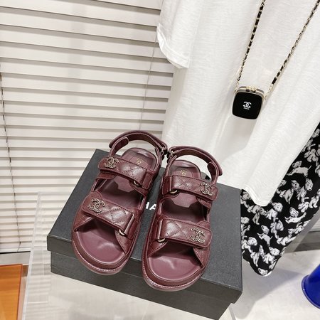 Chanel Velcro Sandals