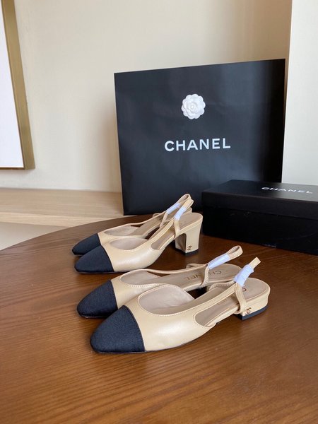 Chanel classic back sandals