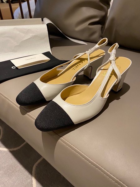 Chanel classic back sandals