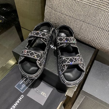 Chanel Velcro sandals