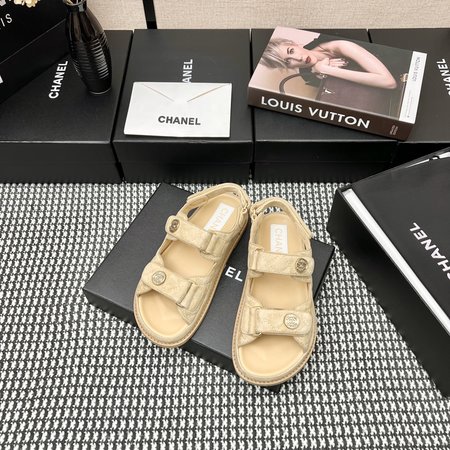 Chanel Velcro sandals