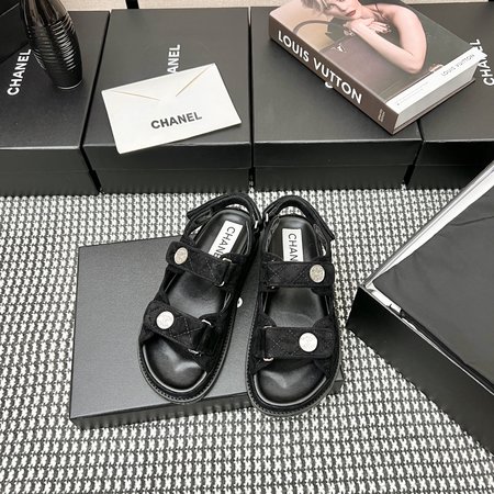 Chanel Velcro sandals