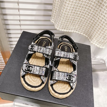 Chanel Classic Beach Velcro Sandals