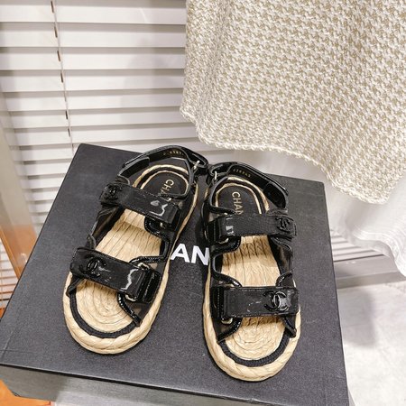 Chanel Classic Beach Velcro Sandals