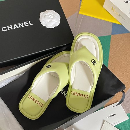 Chanel bread slippers