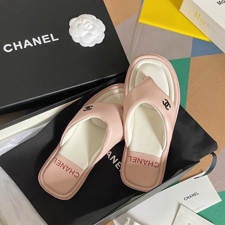 Chanel bread slippers
