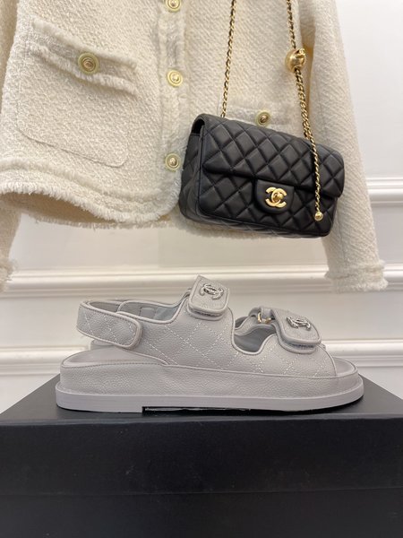 Chanel Velcro sandals