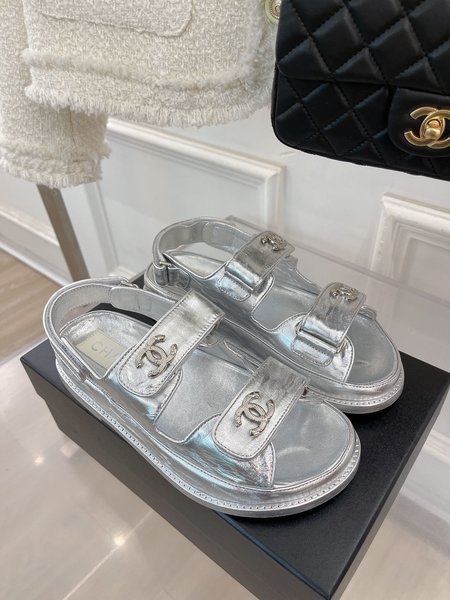 Chanel Velcro sandals