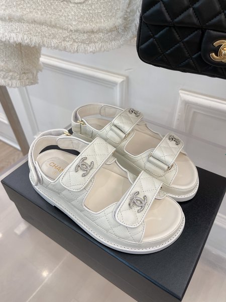 Chanel Velcro sandals