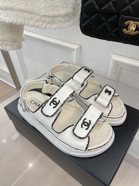 Chanel Velcro sandals