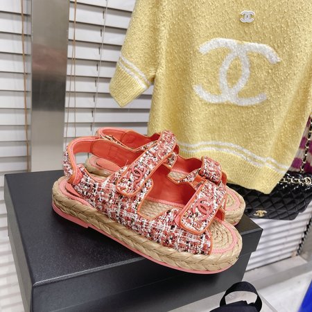 Chanel Classic Beach Velcro Sandals