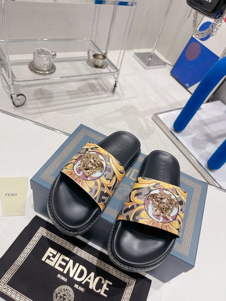 Fendi x Versace slides