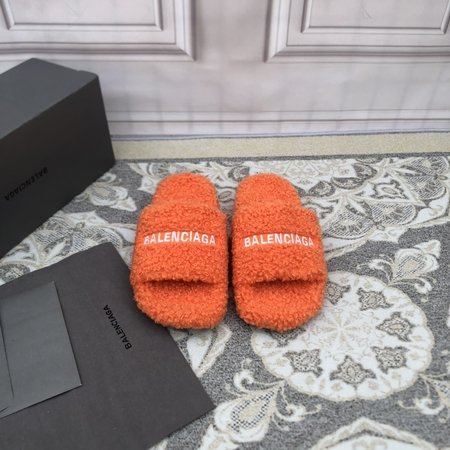 Balenciaga Political Campaign logo embroidered wool mop