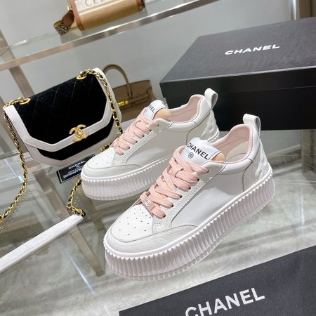 Chanel Cowhide letter casual shoes