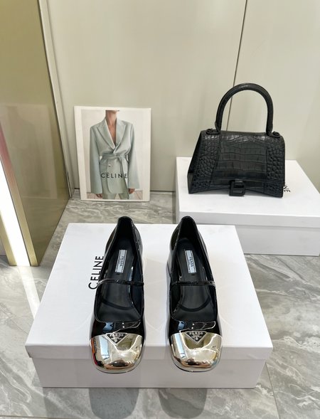 Prada patent leather loafers