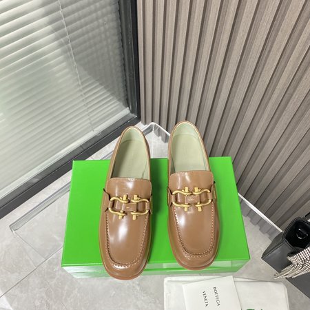 Bottega Veneta horsebit loafers leather