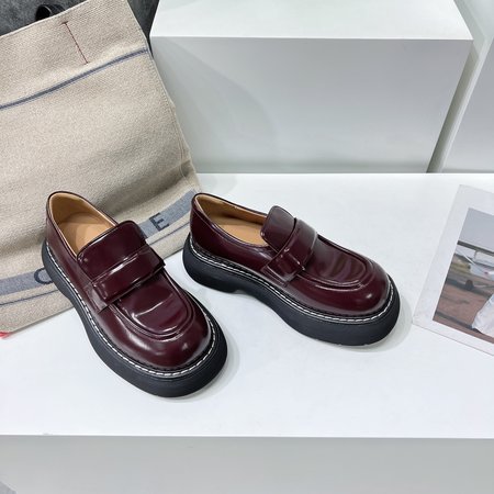 Bottega Veneta calfskin loafers