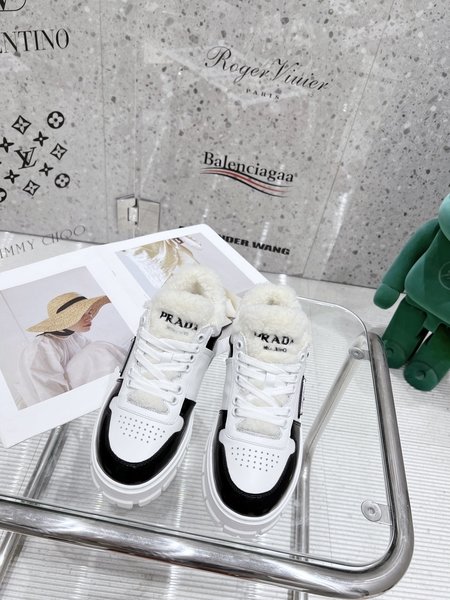 Prada wool sneakers