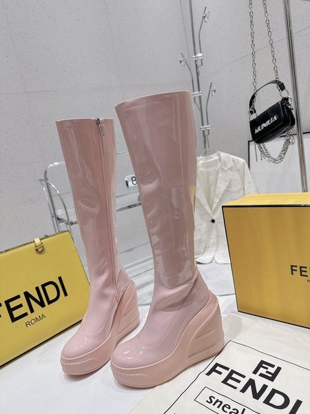 Fendi platform boots