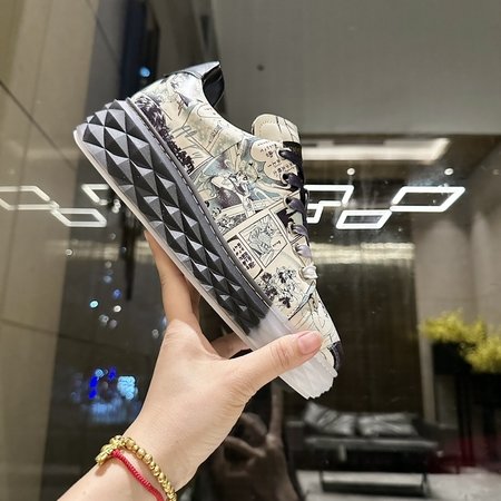 Jimmy Choo Transparent outsole casual white shoes