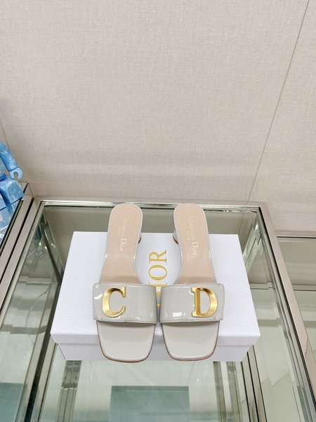 Dior flat flat sandals slippers