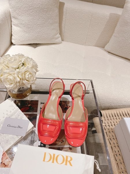 Dior calfskin slippers