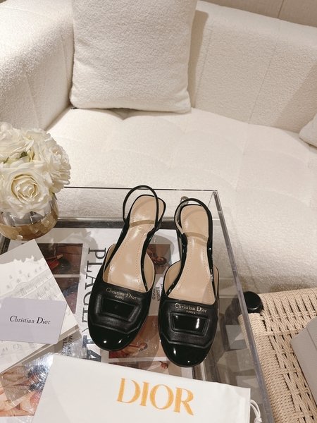 Dior calfskin slippers