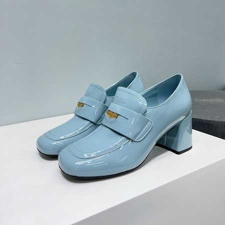 Miu Miu Thick heel loafers mary jane ladies shoes