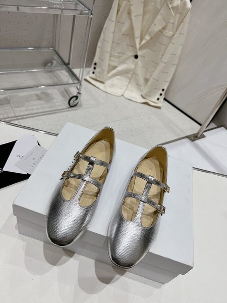 Celine Arc de Triomphe preppy Mary Jane loafers