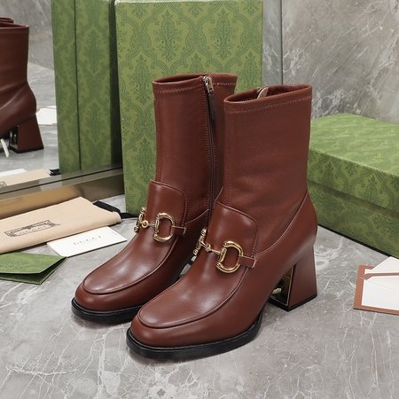 Gucci horsebit ankle boots