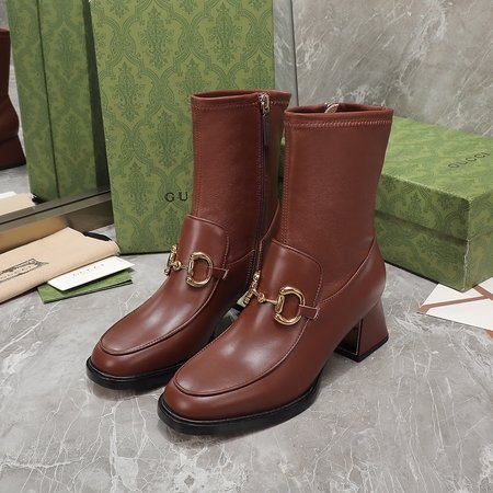 Gucci horsebit ankle boots