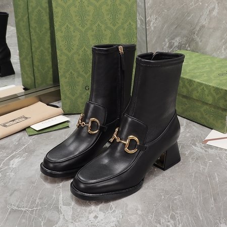 Gucci horsebit ankle boots