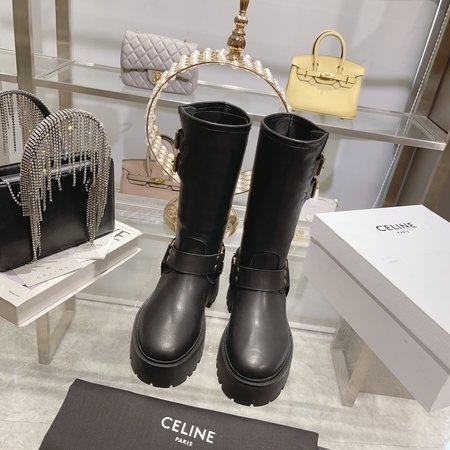 Celine motorcycle boots