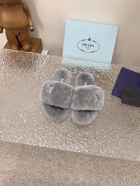 Prada Original Australian wool slippers