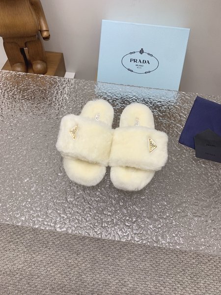 Prada Original Australian wool slippers